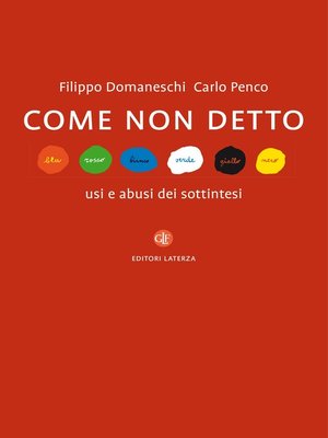 cover image of Come non detto